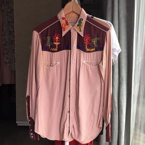 Western Floral button down